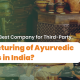 Ayurvedic Third Party Manufacturing Company In India